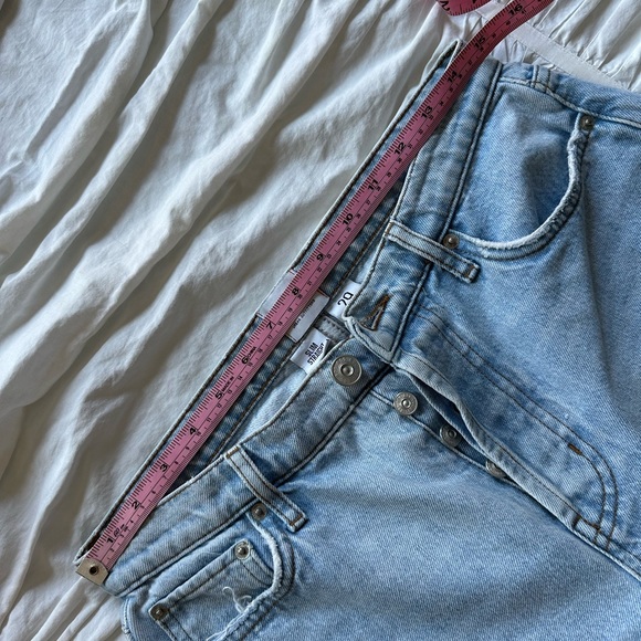 BDG URBAN OUTFITTERS Light Wash Ripped Jeans High Waist Button Closure - Picture 5 of 5